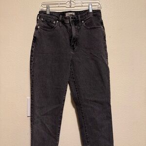 Madewell Charcoal Denim Jeans